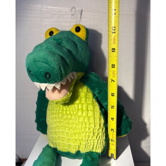 Scentsy Buddy Croc Plush Toy Alligator Green & Yellow 2014 - Picture 7 of 8